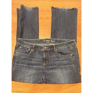 American Eagle Stretch Bootcut‎ Jeans Women’s Size 18 Medium Wash Flare Denim